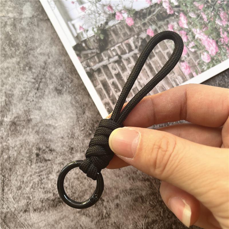 Key Ring Lanyard Matching Color Cellular Pendant Braided Cord Rope Keychain Anti-lost Sling Key Landyard Premium Accessories