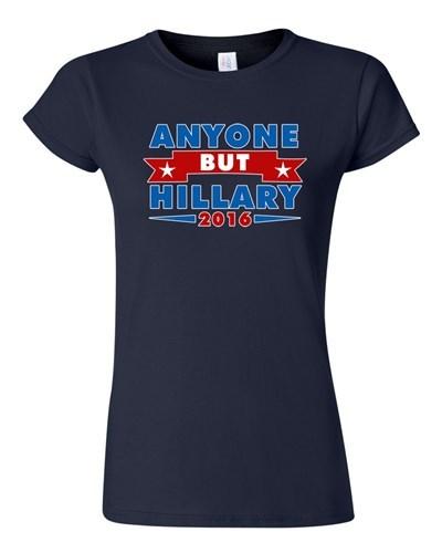 Junior Anyone But Hillary 2016 for President Campaign Election DT T-Shirt Tee Unisex T-Shirt M