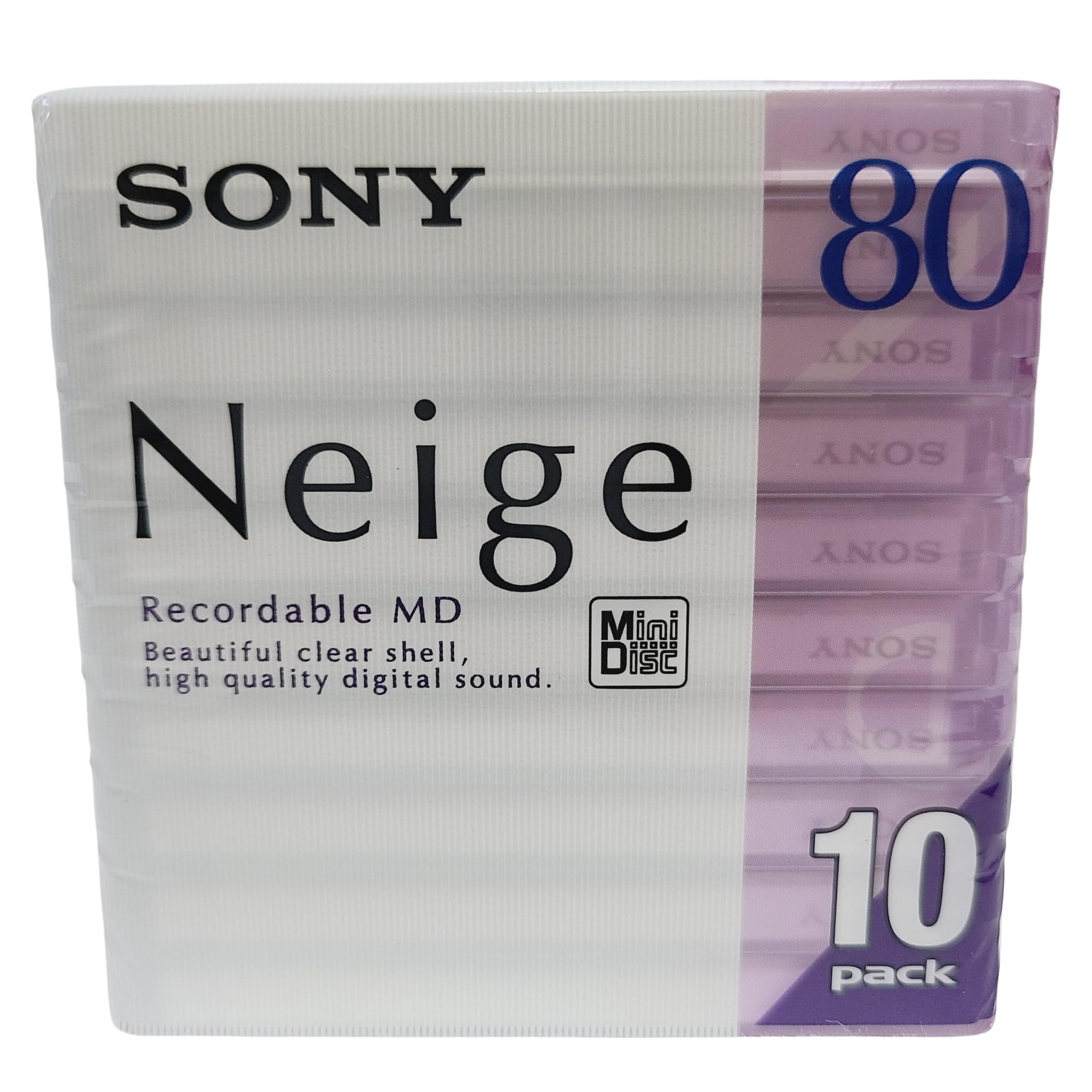 

SONY 10MDW80NED минидиск 80 минут набор из 10 дисков