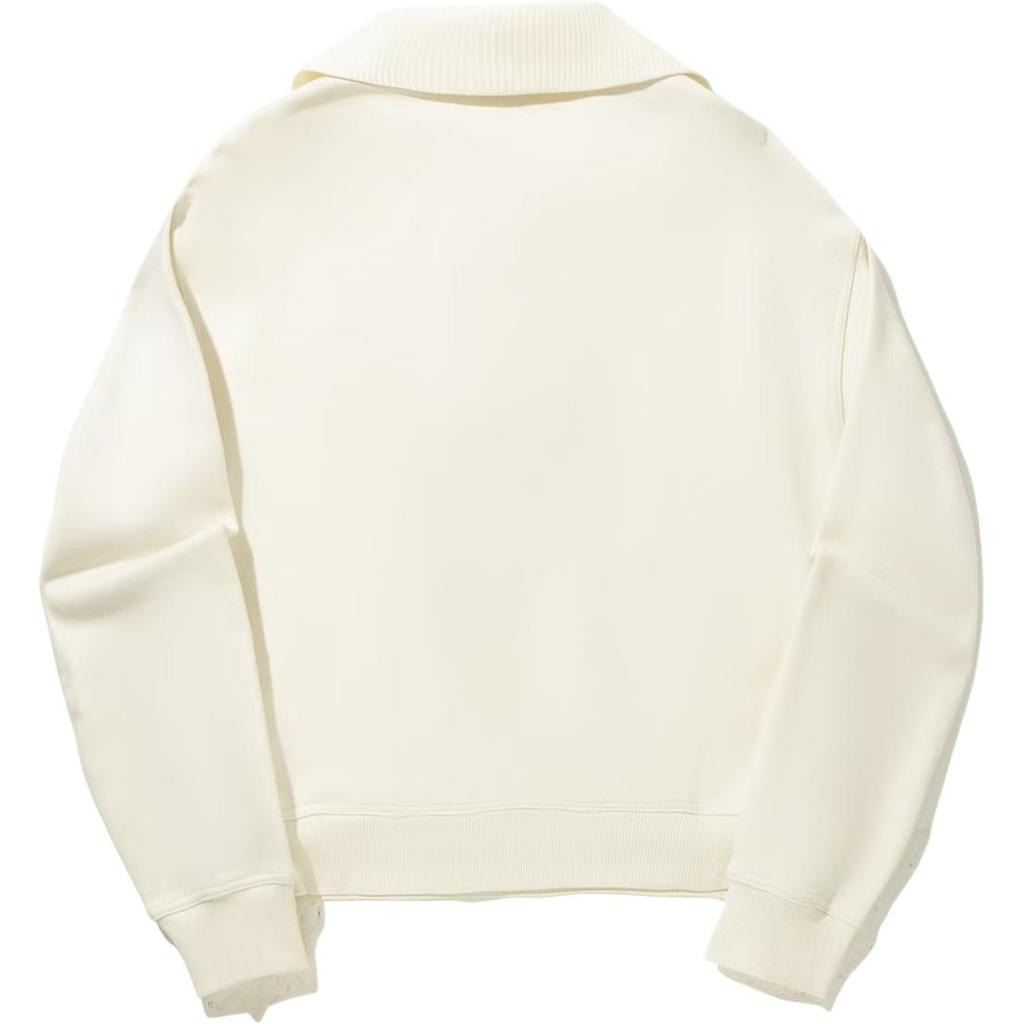 Li Ning Sports Lifestyle Serie Pullover Stehkragen Einfarbiges Sweatshirt Damen Sweatshirt AWDVH64-1