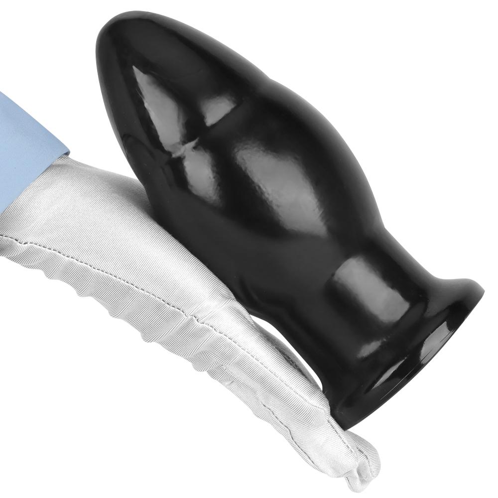 PVC Black Butt Plugs Anal Dildo Masturbator Penis Fisting Sex Toys 18+ BDSM