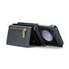 DG.MING M5 Series for Samsung Galaxy Z Flip7 FE 5G/Z Flip6 5G Case RFID Blocking Card Slots PU+PC Phone Cover