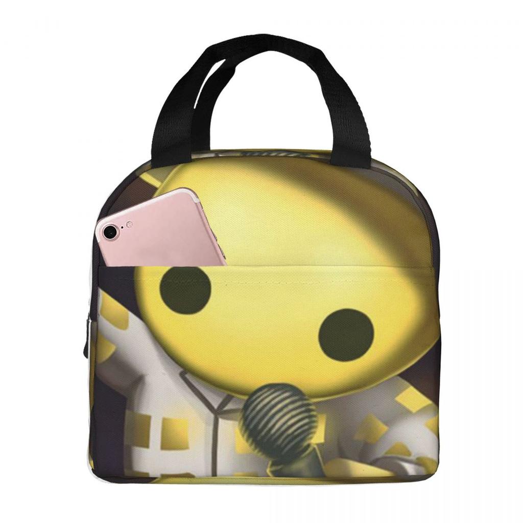 Wobbly Life Gaming Lustige Spiele Isolierte Lunchtasche für Damen Kinder Tragbare Lebensmittelboxen Thermische Lunchbox Tragetasche