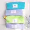 Candy Color Pen Bag Corduroy Pen Case Large Capacity Pencil Bag Japanese Styles Pencil Case School Office Supplies