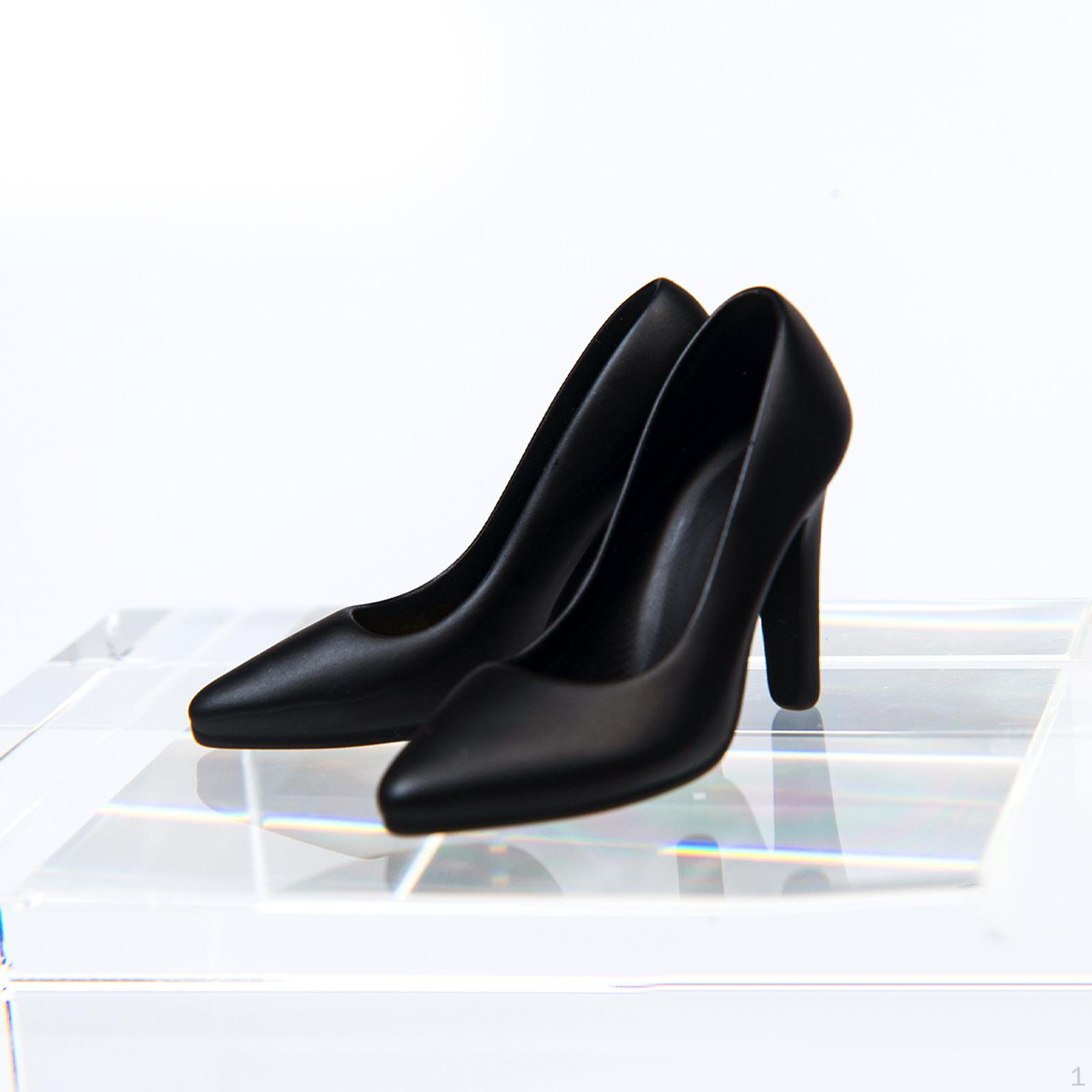 1/6 High Heel for 12 Inch Figures black