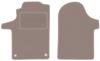 Beige Front Floor Mats For: Toyota Corolla Verso II 7 Seater (2004-2009)