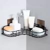 1Pcs Bathroom Triangular Shelf No Drilling Required Wall-Mounted Kitchen Storage Rack