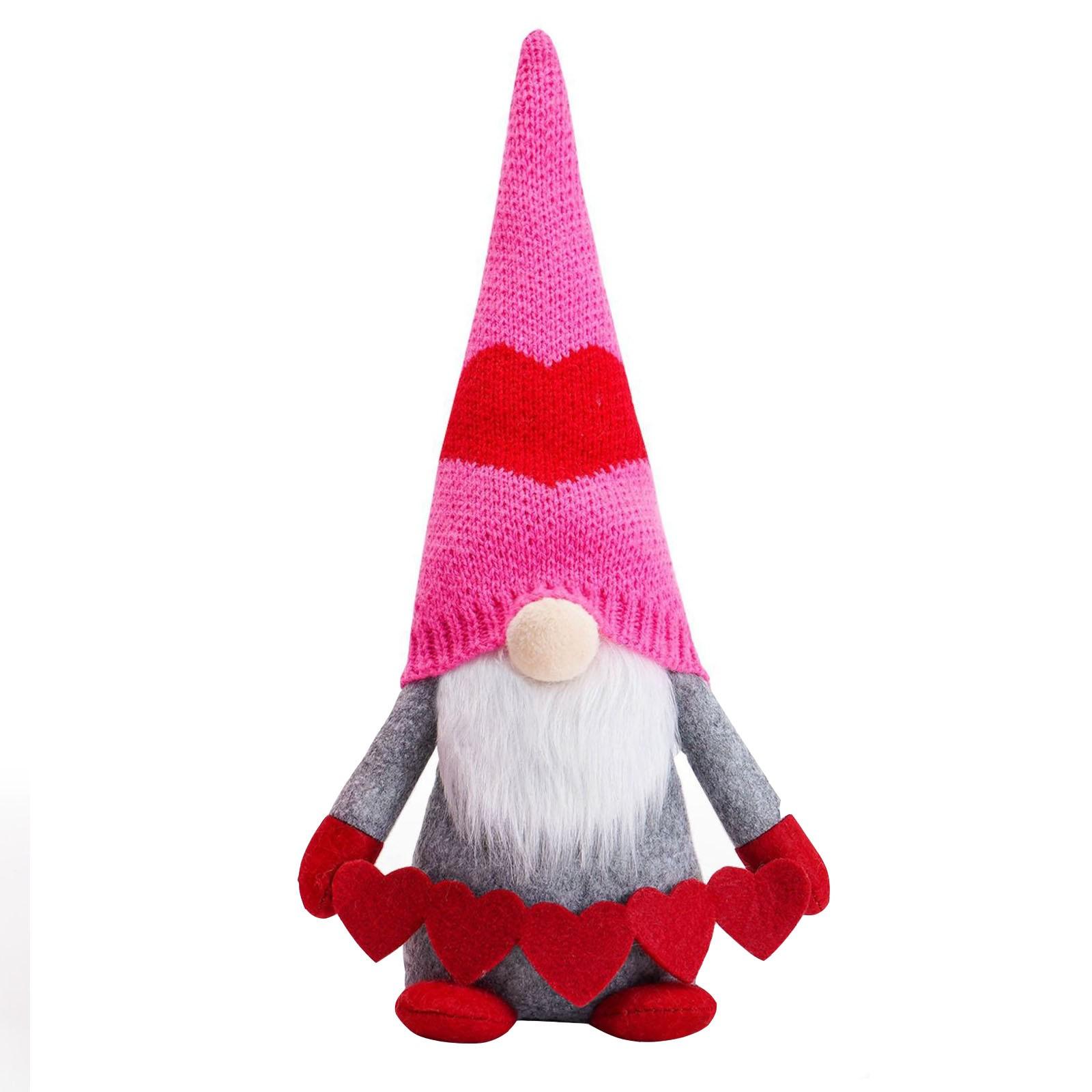 

Весенняя лавандовая безликая кукла, карликовая пожилая кукла, украшение для рабочего стола, дарение пасхальных подарков друзьям и семье One Size красный