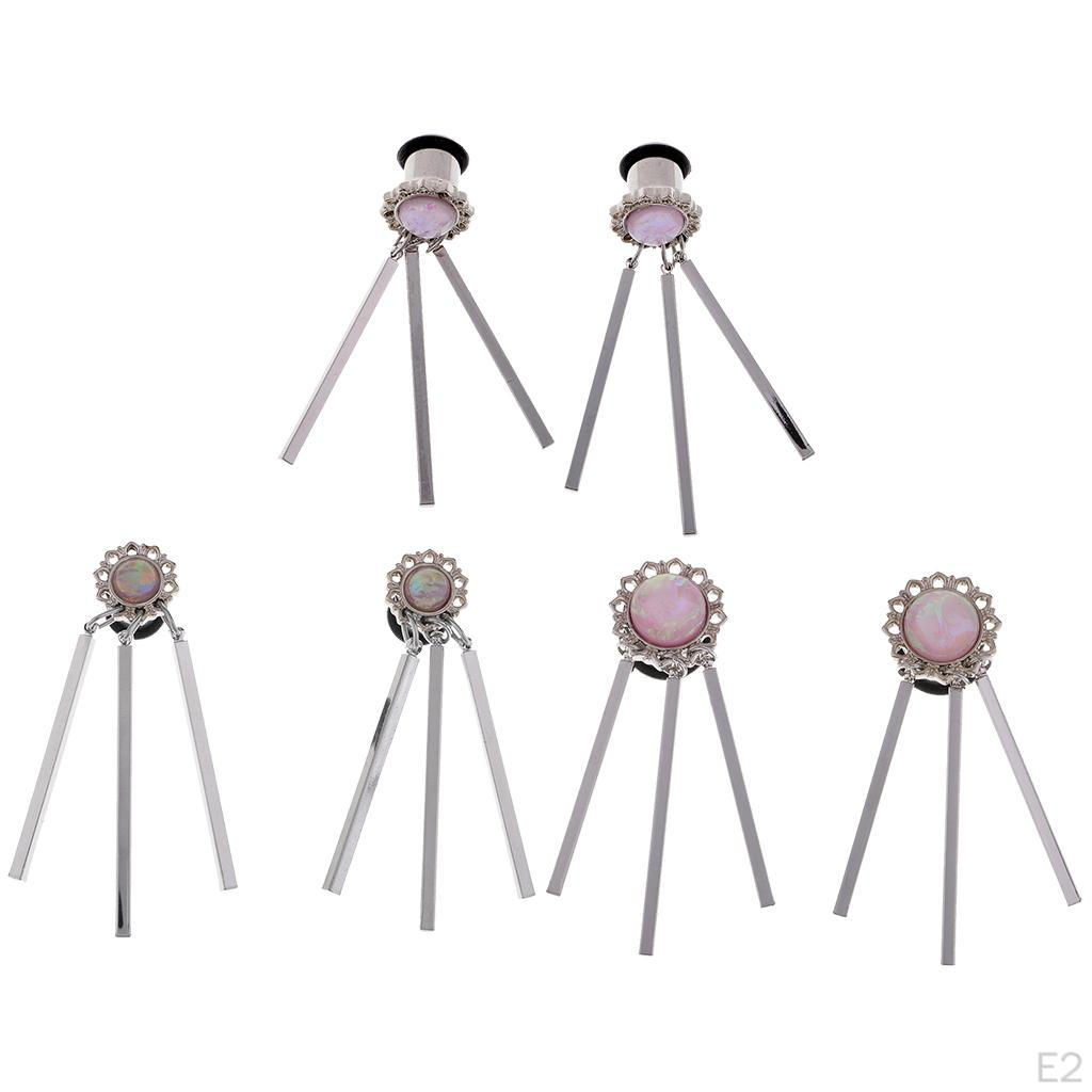 00g Tassel Dangle Ear Tunnels Gauges Stretchers Expander