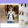 Mochila Escolar Estilosa de Design Coreano Cachorro de Desenho Animado Fofo Para Meninos e Meninas Nylon Durável
