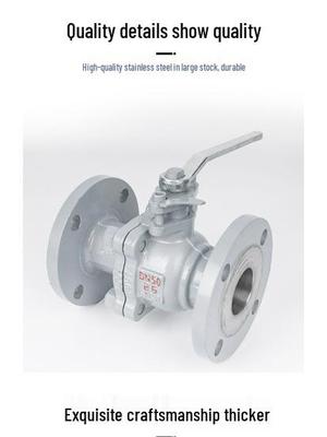 High-Temperature Carbon Steel Flanged Ball Valve Q41F-16C, Manual Operation DN25-150