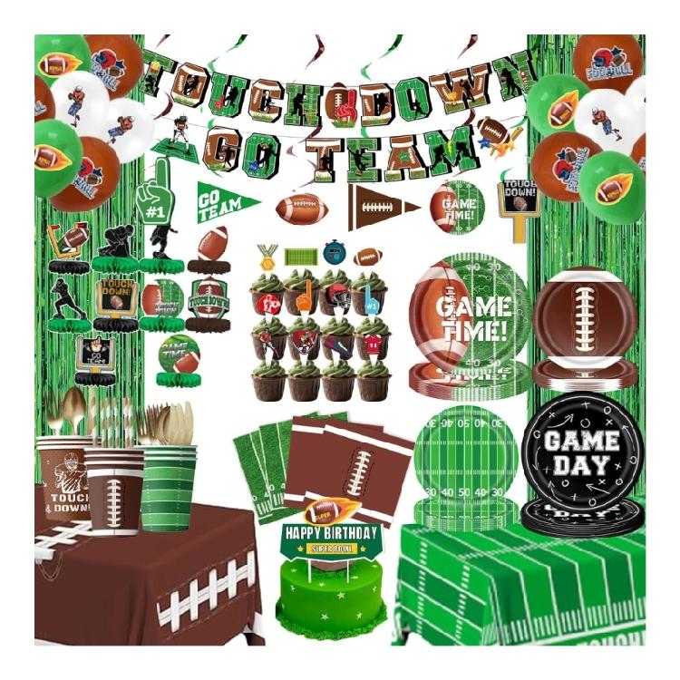 

Complete Soccer Celebration Set With Player Themed Paper Products And Celebration Items 1