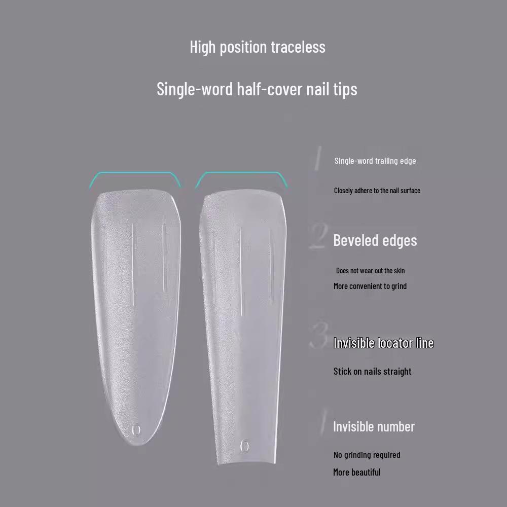 Street Encounter Thin Dog Long-Lasting Nail Art Wearable Tips - No Grind, Nail Salon Quality