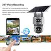 4G/WiFi Solar IP Camera with Dual Lens – PTZ, 8MP, 10X Zoom, Outdoor Surveillance System with Built‑in Battery