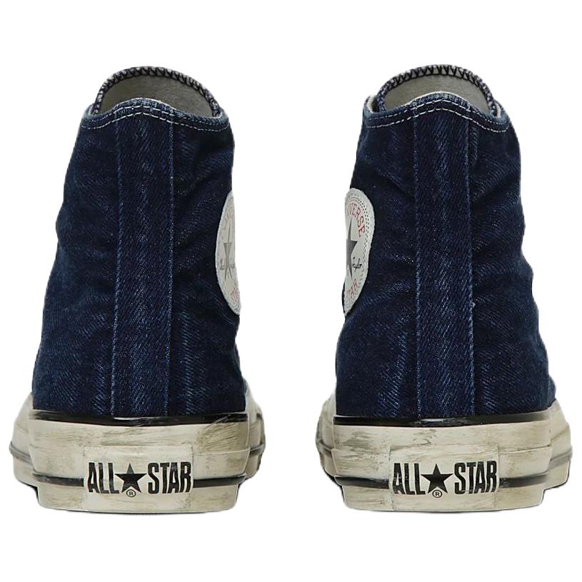 Converse All Star Aged High top Canvas Shoes Unisex Blue 31315220