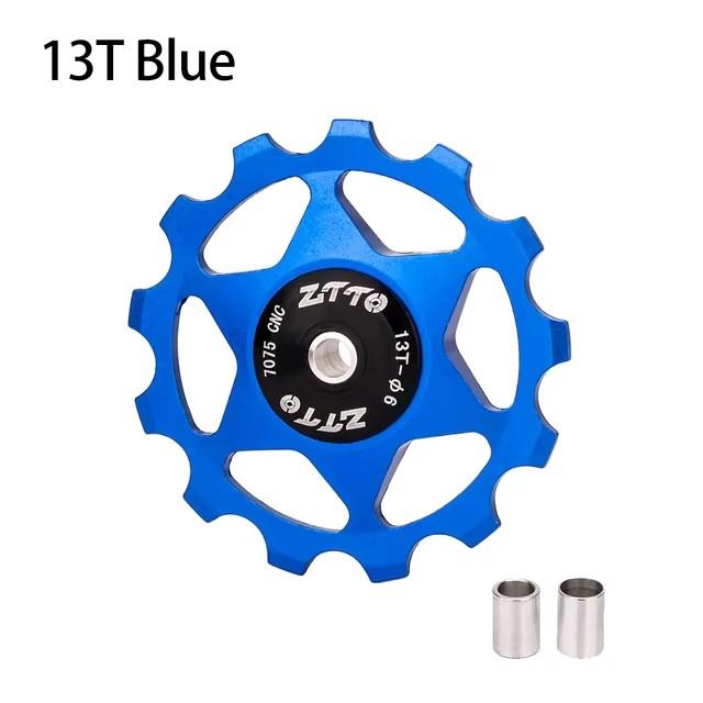 ZTTO 11T 13T MTB Bicycle Rear Derailleur Jockey Wheel Steel Bearing Pulley AL7075 CNC Road Bike Guide Roller Idler 4mm 5mm 6mm