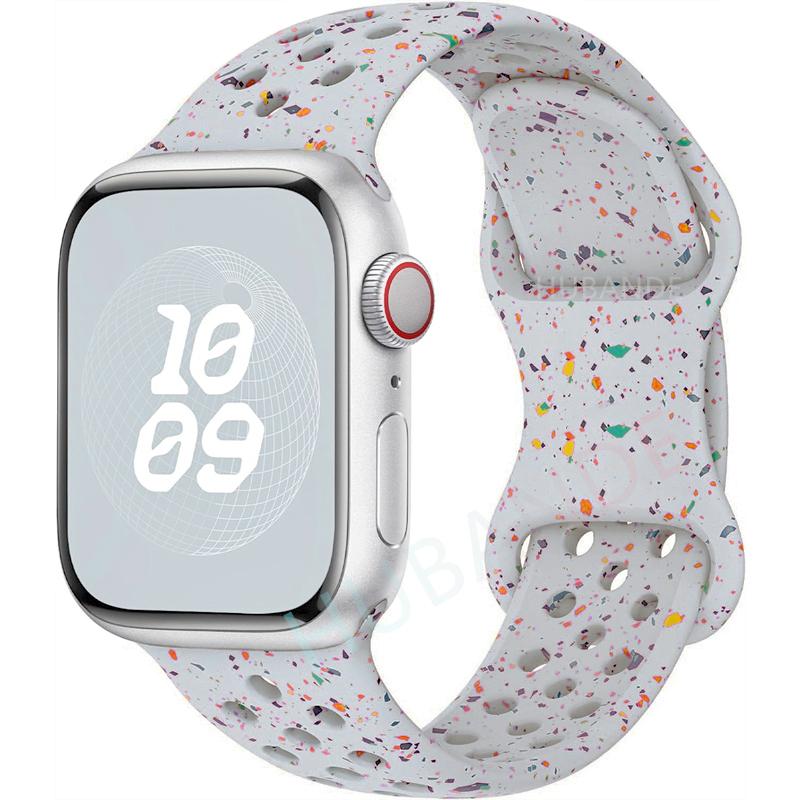 Strap For Apple Watch Band 46mm 44mm 49mm 45mm 40mm 41mm 38 42mm Correa Breathable Bracelet Iwatch Series 10 8 SE 7 6 5 9 Ultra