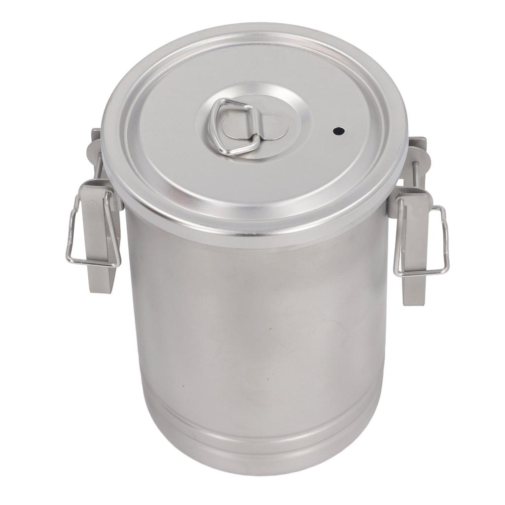 Camping Kochtopf mit Deckel 304 Edelstahl Dämpfen und Kochen Multifunktionell Tragbar