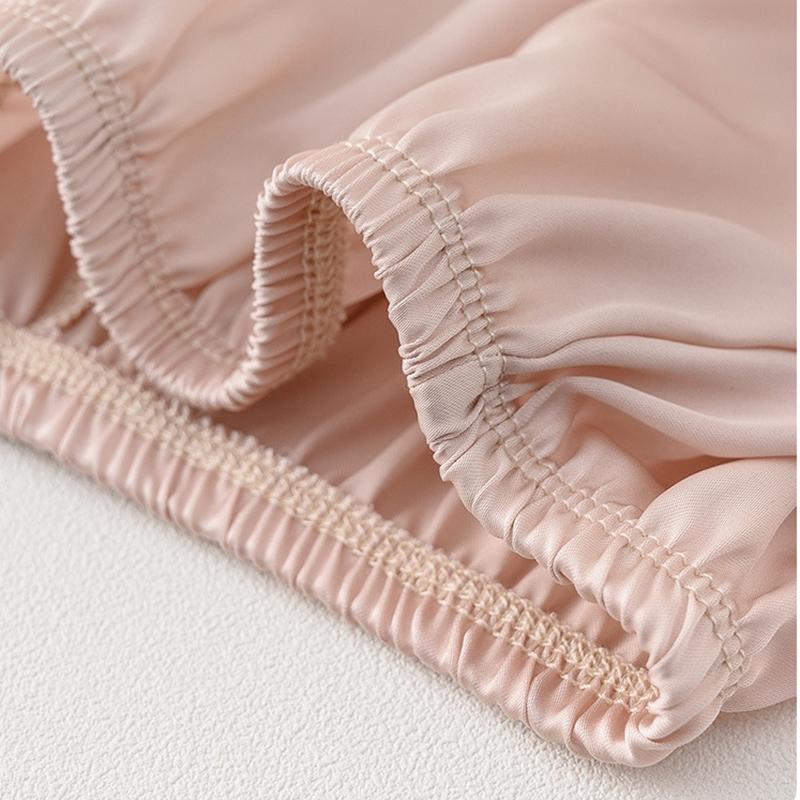 Womens Ice Silk Short Safety Shorts Under Skirt Shorts For Women Summer Loose Homewear Wide Leg Pants Women Pant Knickers Colors