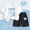 Summer Baby Girl Boy Clothes Set Children Bear Cartoon Printing T-shirt and Short 2 Pieces Suit Kid Shorts Sleeve Tracksuit