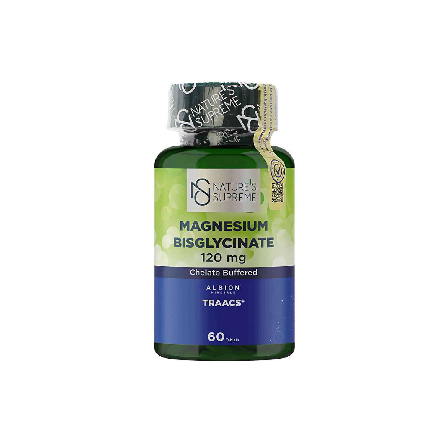 

Magnesium Bisclycinate 120 Mg 60 Tablets