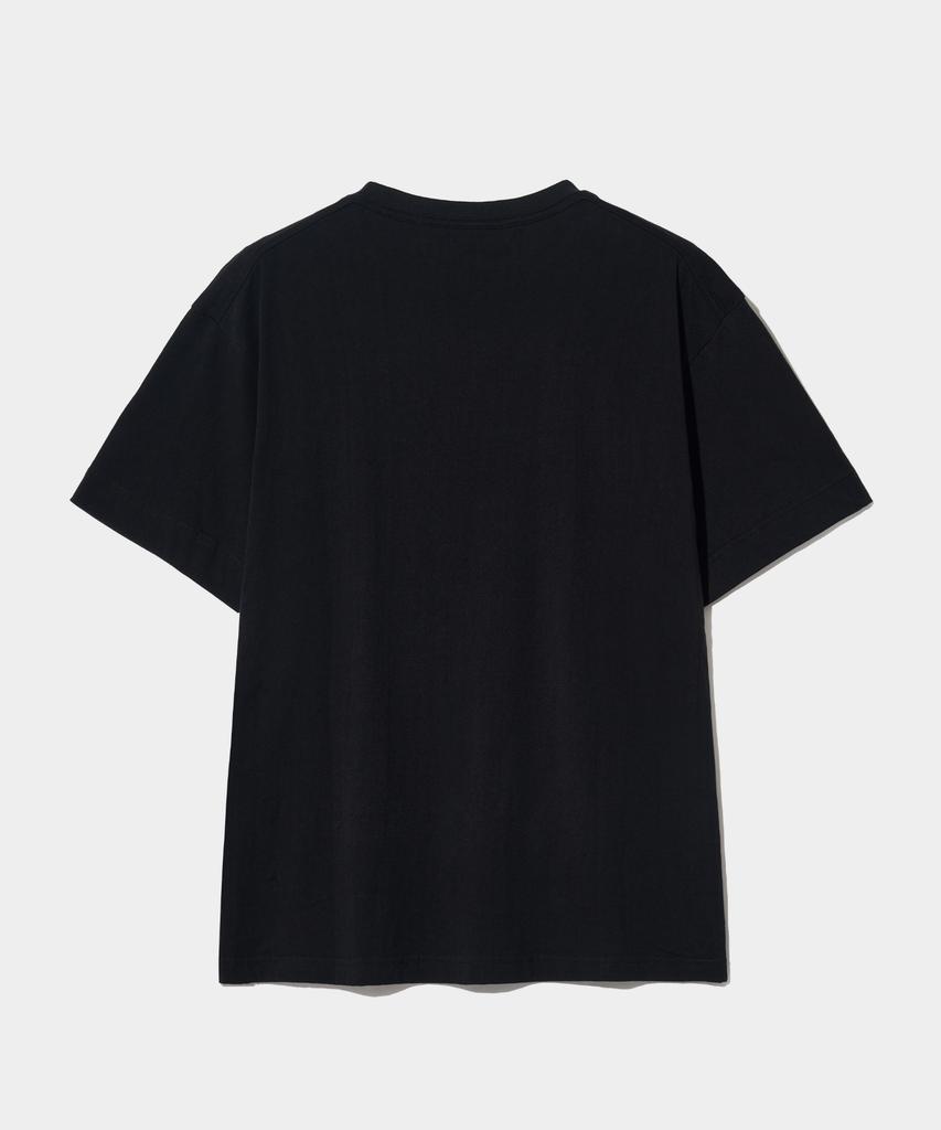 Seteo Capri Citron Drawing Summer Graphic Short Sleeve T-Shirt Classic Black