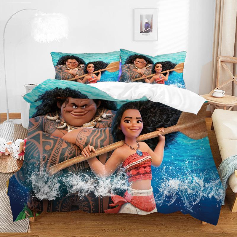 Fashion Technology Printing, 3D Digital Printing, Bedding, Duvet Covers, Pillowcases, Three-piece Sets