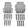 5 Sets 9 Pin White Plastic Parts Automotive Waterproof Connectors Harness Connector with Terminal Plug DJ3091-2.1-11/21