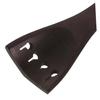 Toyvian Stained Ebony Violin Tailpiece, 4-Hole Replacement Violin Tailpiece, Replacement Violin Part