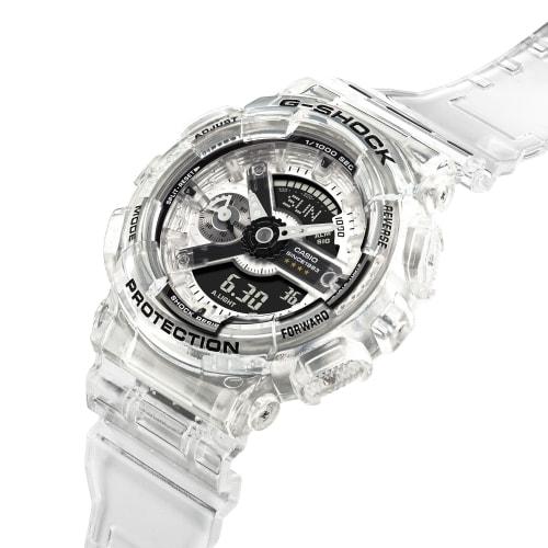 Casio G-Shock GMA-S114RX-7A S Series Mid-Size Watch, 40th Anniversary Clear Remix, Limited Edition, Boys' Size, Overseas Model