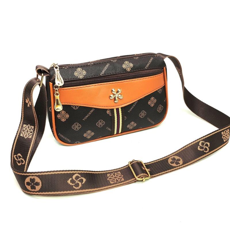 Women's bag new fashionable versatile high-end wide woven shoulder strap trend oblique span bag women