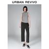 Women's Striped Straight-Leg Commuter Pants