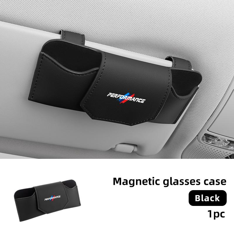 

2025 Hot Car Sun Visor Glasses Box Sunglasses Organizer Clip Accessories For BMW E46 E90 E60 F10 E39 F30 E36 F20 E30 G30 E53 F3