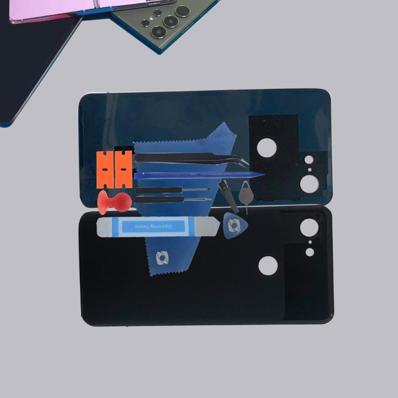Handy Rückglas Rückwand Rücktür Gehäuse für Pixel 3 5.5" Handy Zubehör Ersatz Rückglasabdeckung