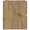 Artisan Oak Washbasin Cabinet 90 X 38.5 X 45 Cm Particleboard