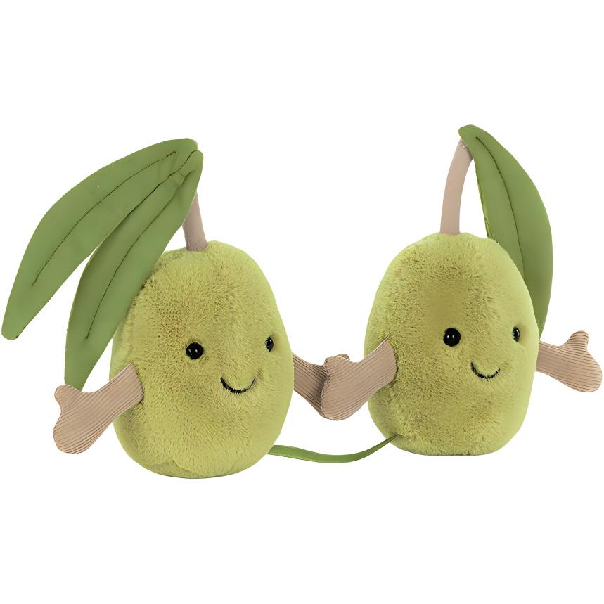 JELLYCAT Interesting 1 Pair Olive Dolls Plush Doll 12.7cm Height