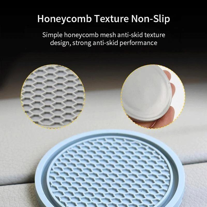Car Coasters PVC Travel Auto Cup Holder Insert Coaster Anti Slip Vehicle Interior Accessories Cup Mats Cup Holders 5