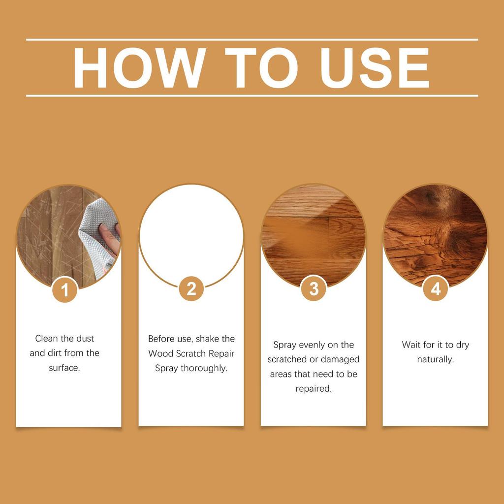 Jaysuing Wood Floor Scratch Repair Spray