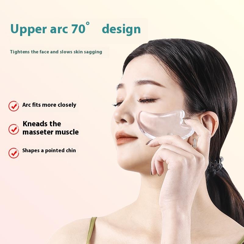 1Pcs Transparent Gua Sha Board Gua Sha Massage For Face Lifting Gua Sha Scraping Face Massager Resin