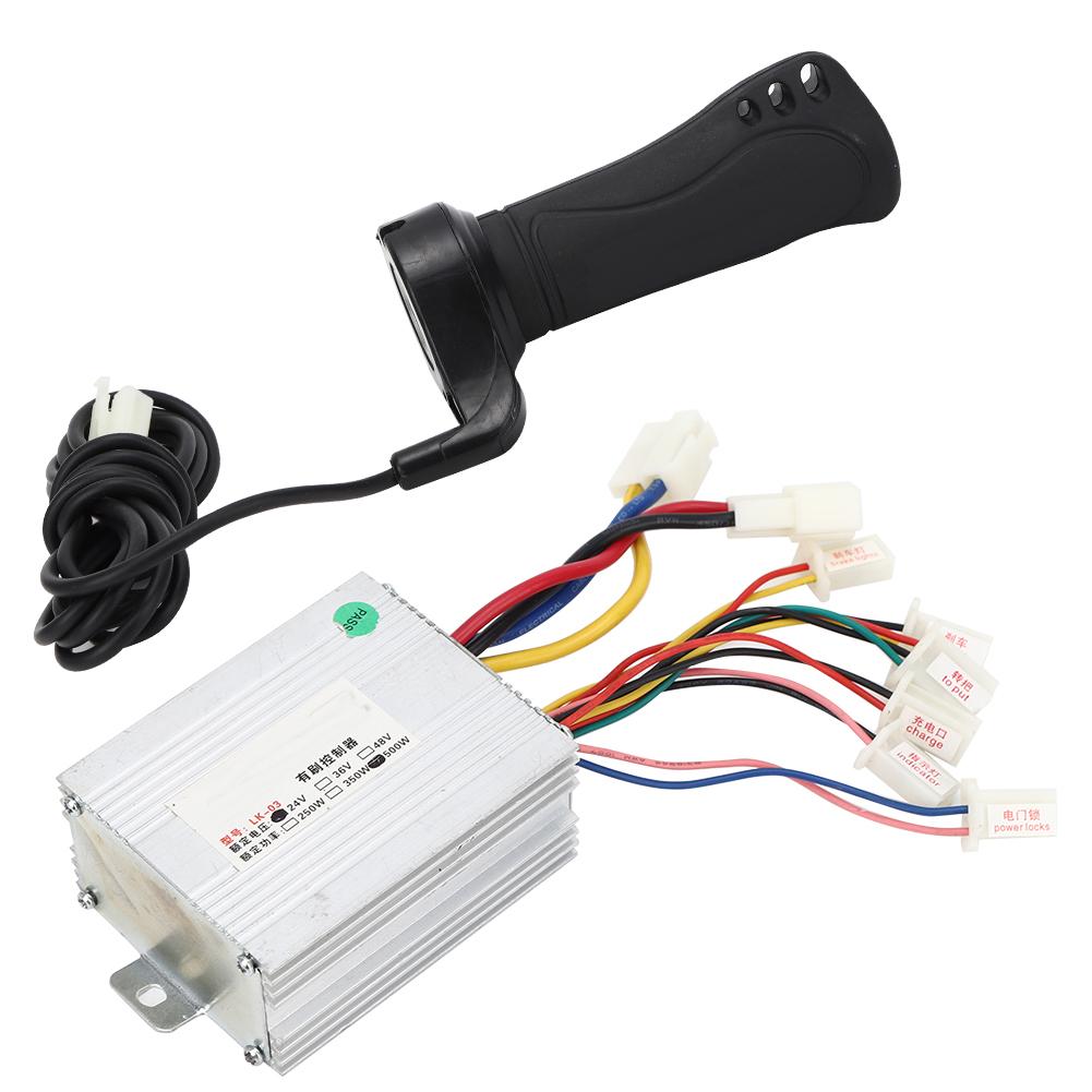 24V 500W Electric Bike Brushed Controller Extension Cable Handlebar Electric Bike Accessories