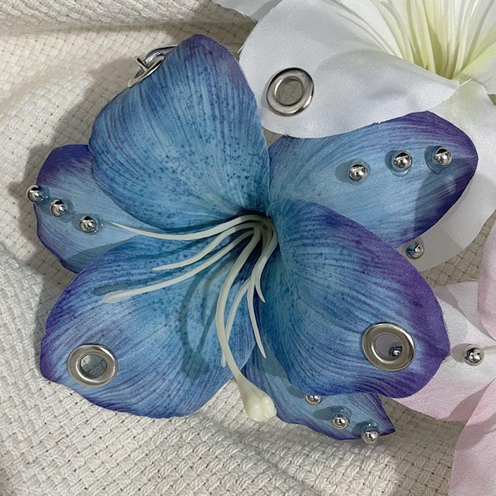 Keychains Flower Keychain Phone Charms Bag Pendant Imitation Flowers Pendant  Bag Ornaments