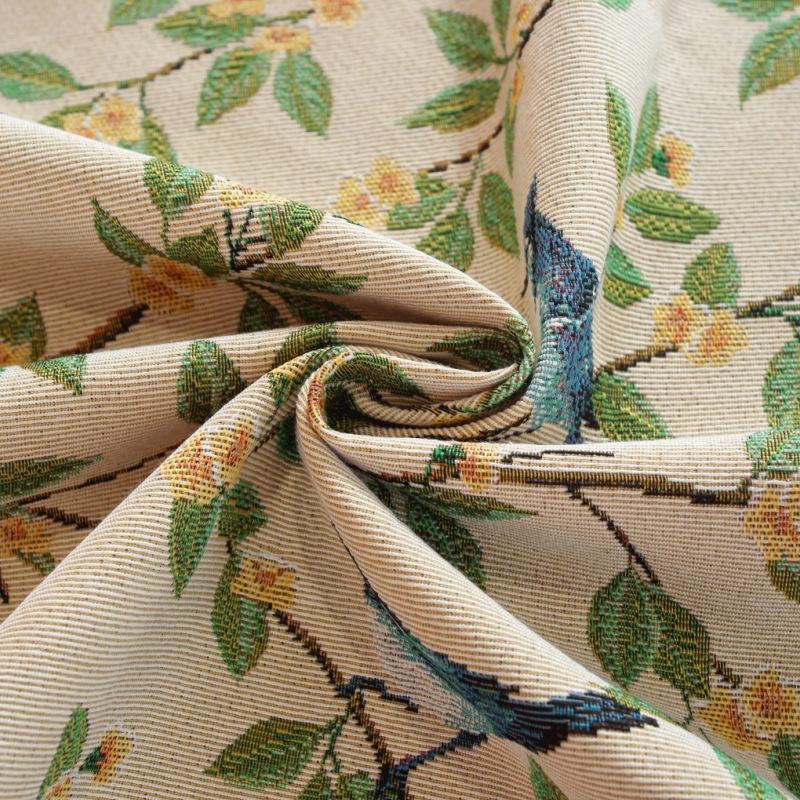 Jacquard retro trykt duk pastoral stil rektangulær spisebord klut tebord universell skrivebordsdekorasjon deksel klut