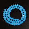 1 Strand 4/6/8/10mm Faceted Crystal Beads Sky Blue Rondelle Glass Loose Beads For Jewelry Making DIY Bracelet Necklace Supplies