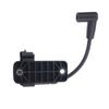 Outboard Ignition Coil 827509T7 for 1996-2007 30-300 Horsepower Applications, with Integrated Lead, Angled Boot and Two Hole Base for Installation