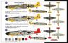 AZ Model Luftwaffe Messerschmitt Pilot Plastic Model AZM7547 1/72 Bf109G-0/V/Ace