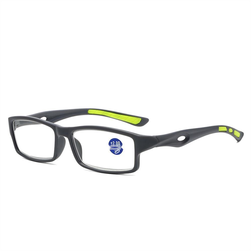 Sports Style Anti-Blue Light Reading Glasses - Small Frame, High-Definition, Ideal for Middle-Aged and Elderly Men
