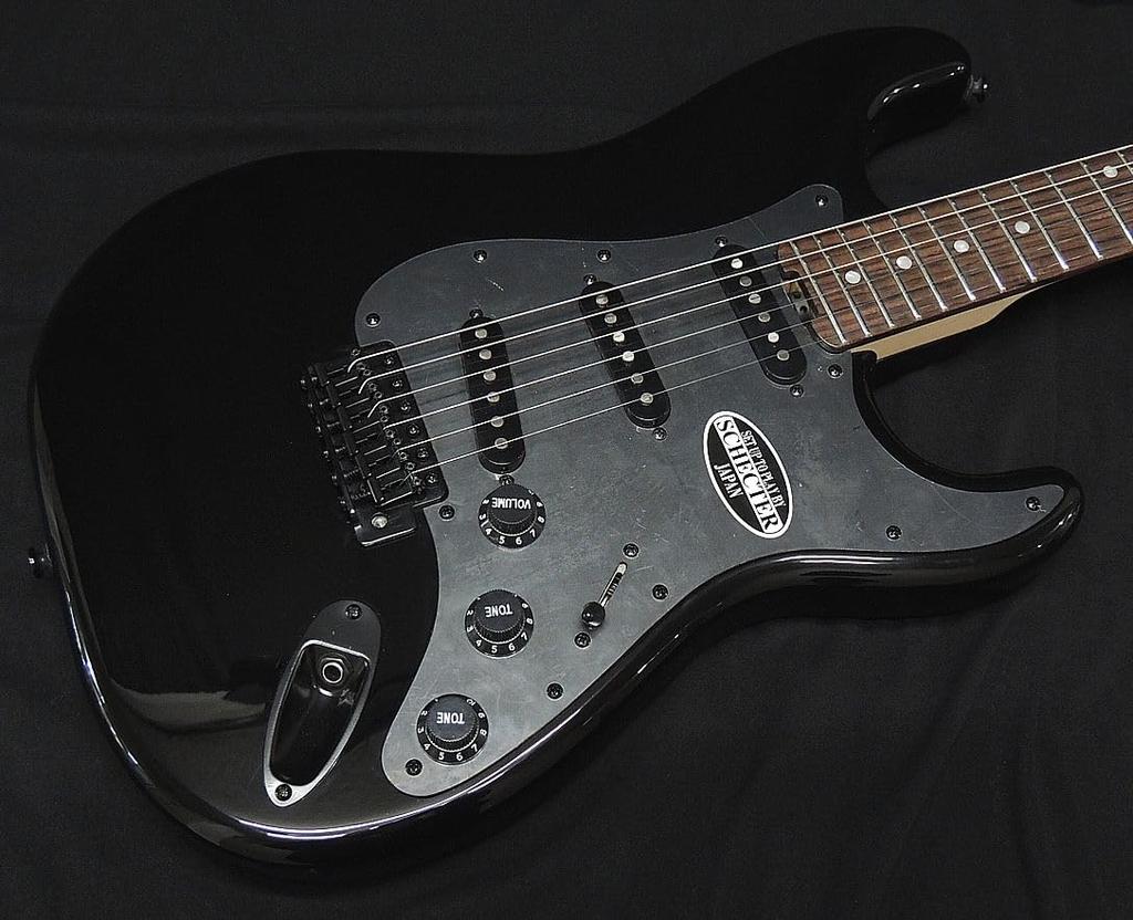 Schecter AB R Schecter Stratocaster Type All Black Electric Guitar All Black OL-ST-22