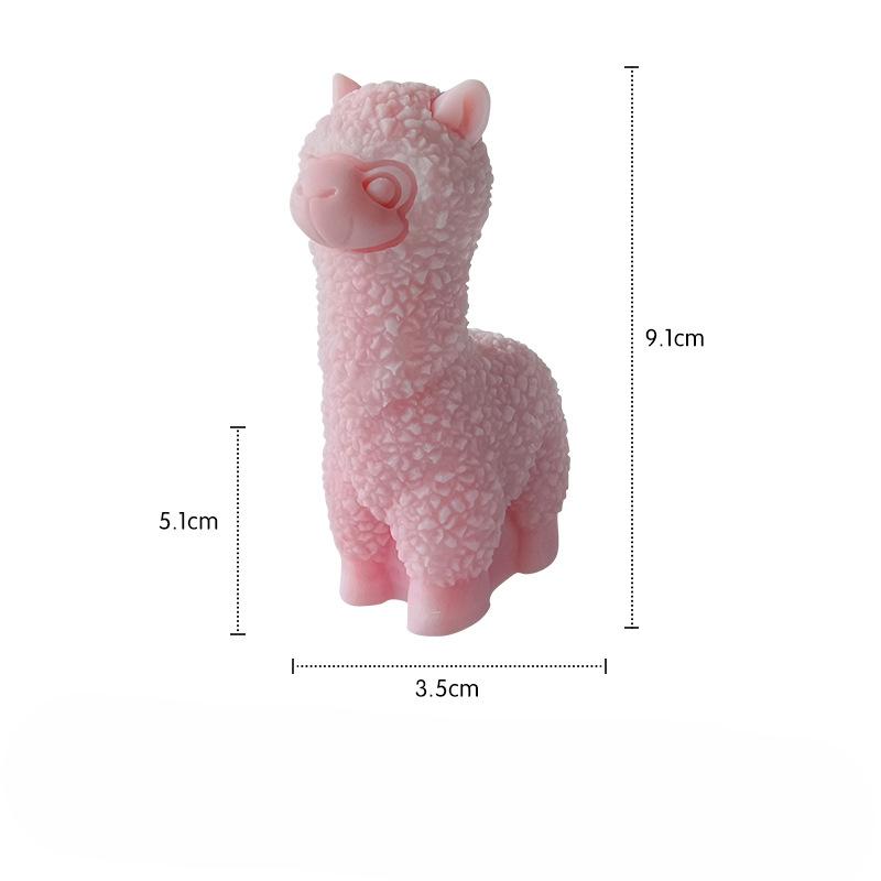 Handmade Cute Camel Shaped Aromatherapy Candle DIY Creative Ornament Birthday Companion Gift  Candle