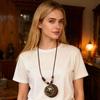 Vintage Boho Sweater Chain Leather Chain Long Wooden Pendant Necklace Handmade Hollow Leaves Clothing Pendant for Women Men