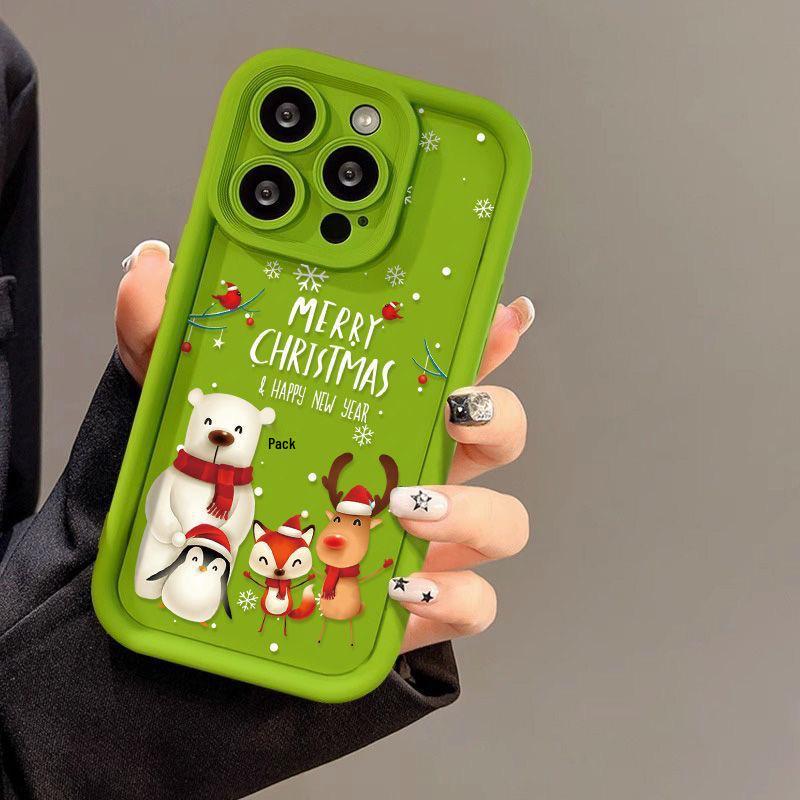 Christmas Party Apple Phone Case for iPhone 12-16, Cute & Stylish